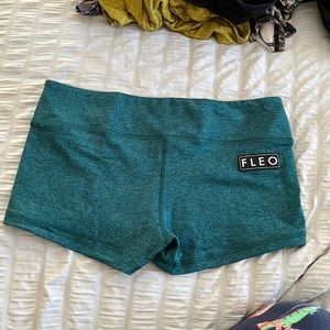 Fleo shorts. Large teal. Nwot. Like bounce material